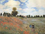 Claude Monet Poppies near Argenteuil (mk06) oil painting picture wholesale